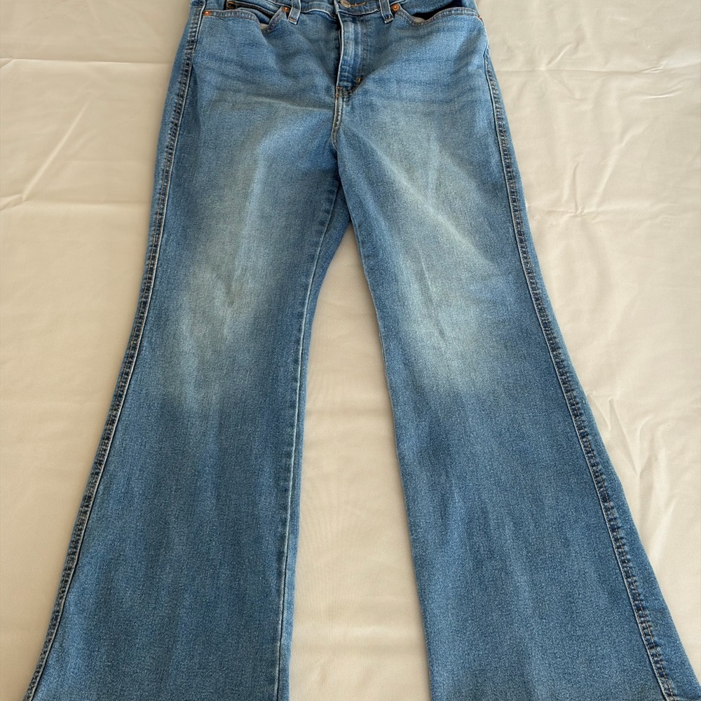 Signature by Levi Strauss Light Blue Flare Jeans